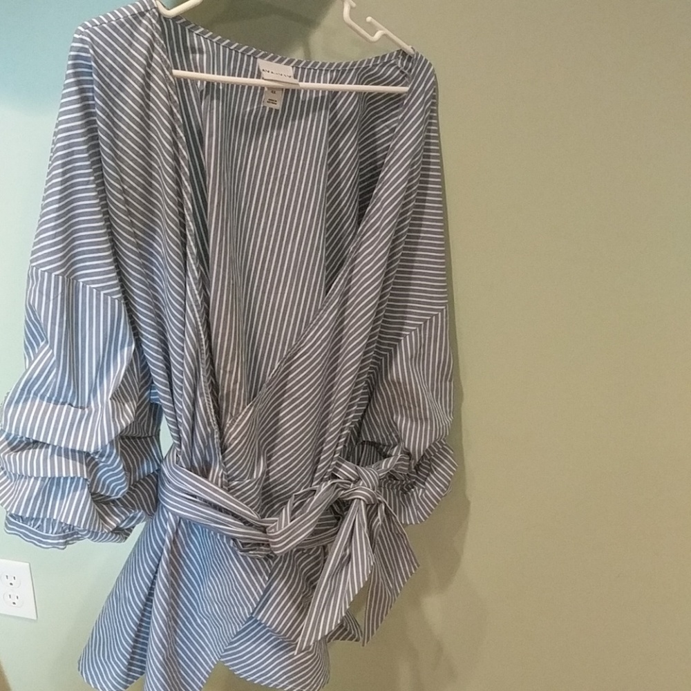 Plus size Fashion smock shirt